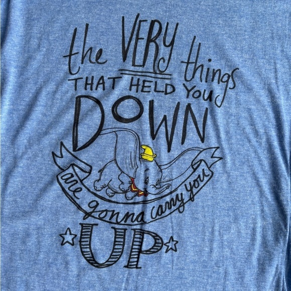 NEW Disney Dumbo T-Shirt Blue Women's Size Medium - Picture 2 of 4